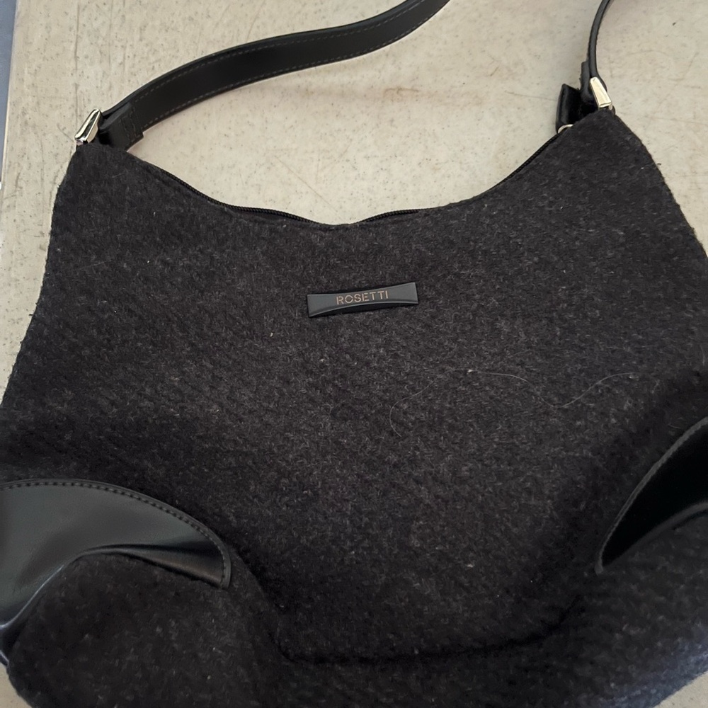 Rosetti Charcoal Black Shoulder Bag